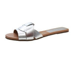Casual Chic PU Leather Slip-On Mule Sandals
