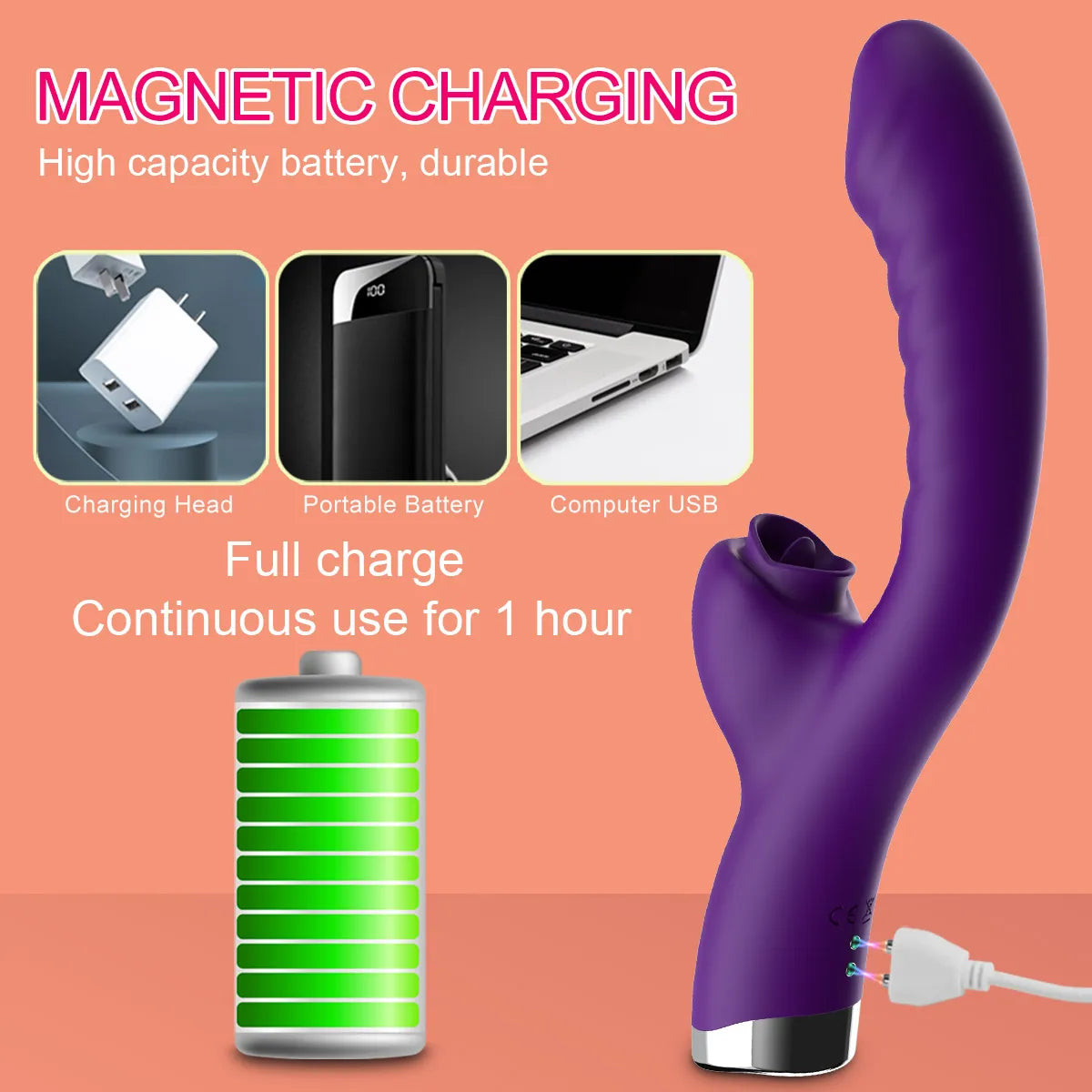 CANDY LUSH - 2-in-1 Vibrator - 20 Modes of Intense Pleasure