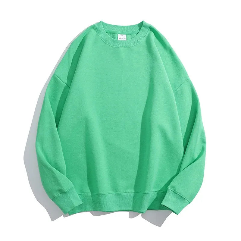 Sweat Shirt Mixte Surdimensionné à Col Rond