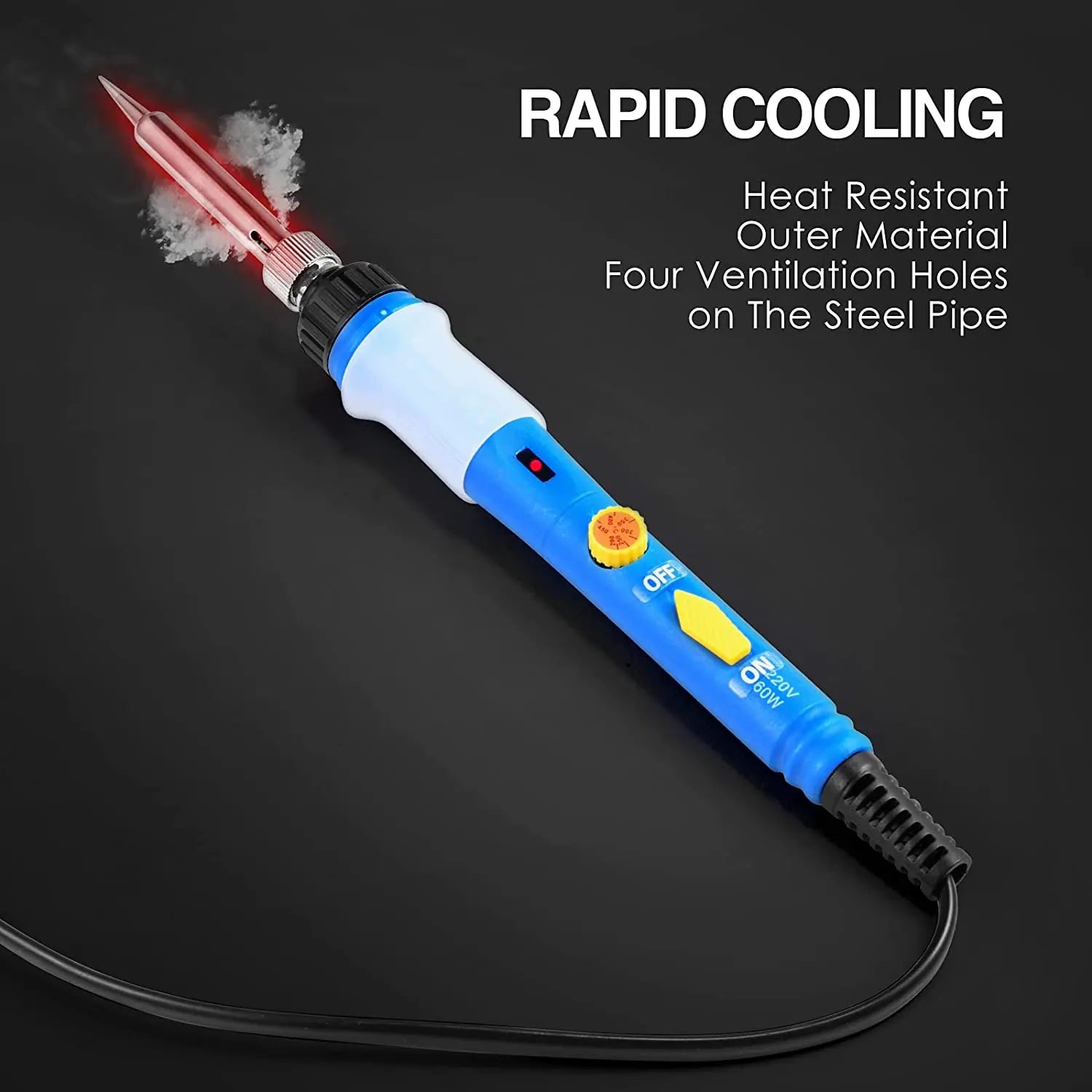 Adjustable Temperature Soldering Iron Kit + Multimeter