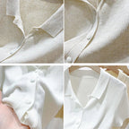 Fine knit short sleeve cardigan