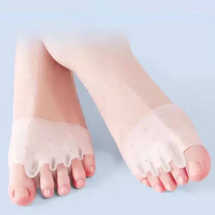 4x Silicone Forefoot Pads - Toe Alignment