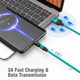 Câble USB Magnétique Triple Embouts - Micro, USB, Type-C