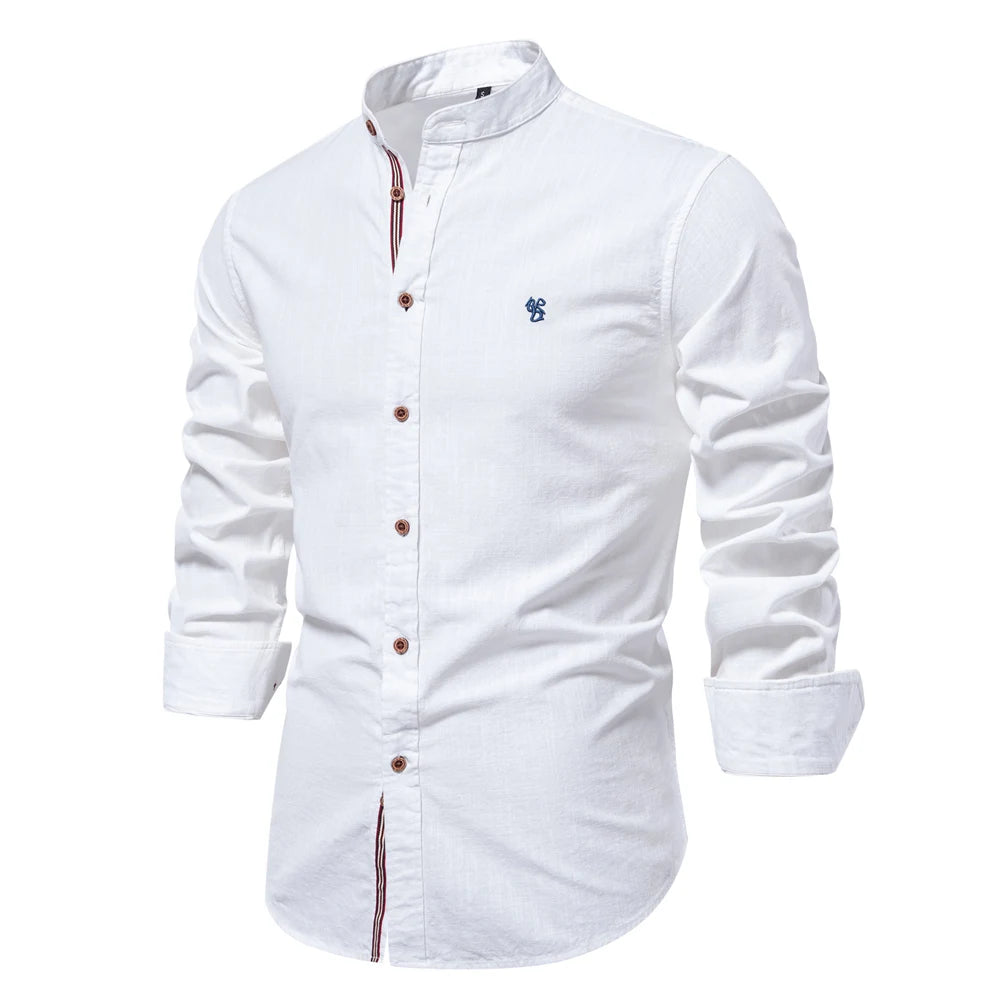 Men's 100% Cotton Shirt Casual Elegance - Premium Quality