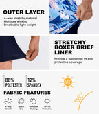 Swimsuit with integrated compression lining