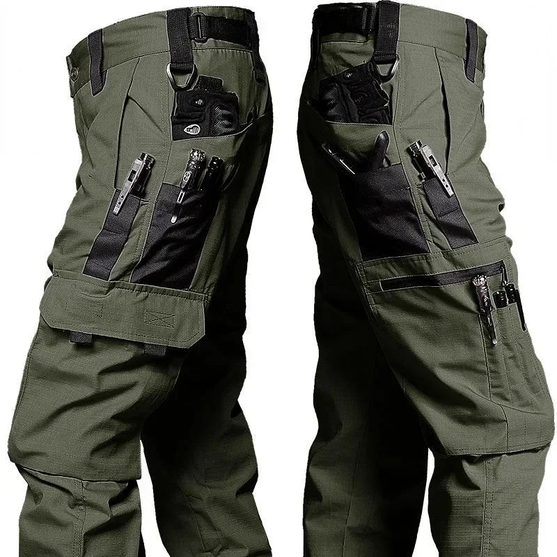 Military Multi-Pocket Cargo Trousers