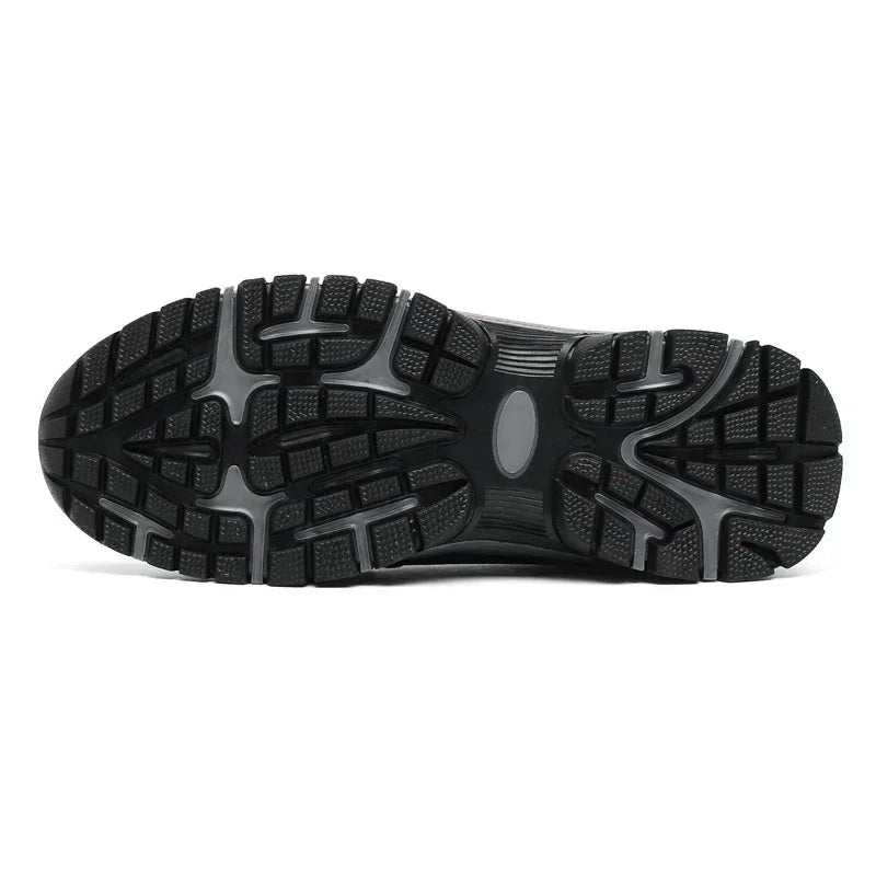 Breathable Suede Leather Slip-On Hiking Shoes