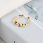 Bague d'anxiété ajustable pour femme