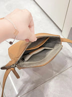 Pebbled Leather Mini Shoulder Bag – Discreet Elegance