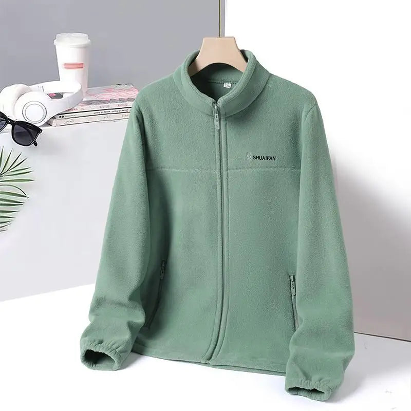 Women's Zipped Fleece Jacket – Warm & Lightweight