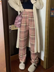 Pantalon chaud à carreaux - Intérieur Polaire