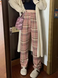 Pantalon chaud à carreaux - Intérieur Polaire