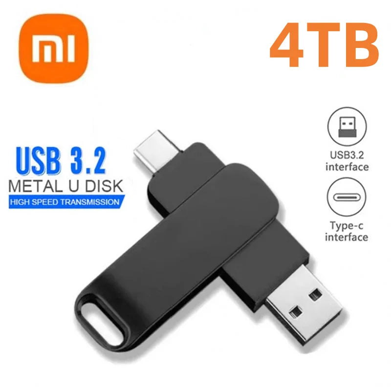 USB 3.2 Flash Drive Up to 16TB + FREE Type-C Adapter
