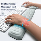Lot de 2 Reposes Poignets à Mémoire de Forme - Clavier + Souris