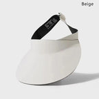 Visière Femme Pliable & Réglable Anti-UV Femme – Large Bord à Séchage Rapide pour l’Été
