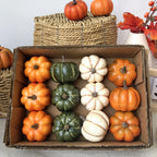 Lot de 9 Citrouilles Décoratives – Décoration Automne et Halloween