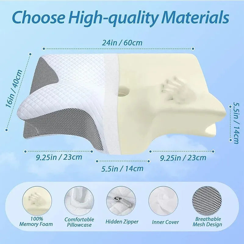 Butterfly Memory Foam Cervical Pillow