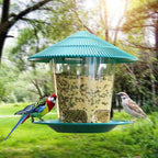 Hanging Bird Feeder – Durable Roof & Large Capacity