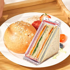 Boîte à Lunch et Pique-Nique Triangulaire Spéciale Sandwichs