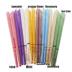 Lot de 30 Bougies Auriculaires Aromatiques – Cônes pour Oreilles Multicolores – Accessoires de Bien-Être & Relaxation