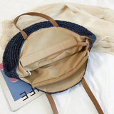 Sac de Plage en Osier "Oeil" avec Fermeture