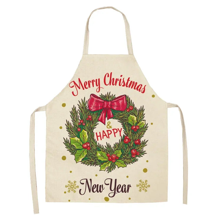 Christmas Pattern Kitchen Apron