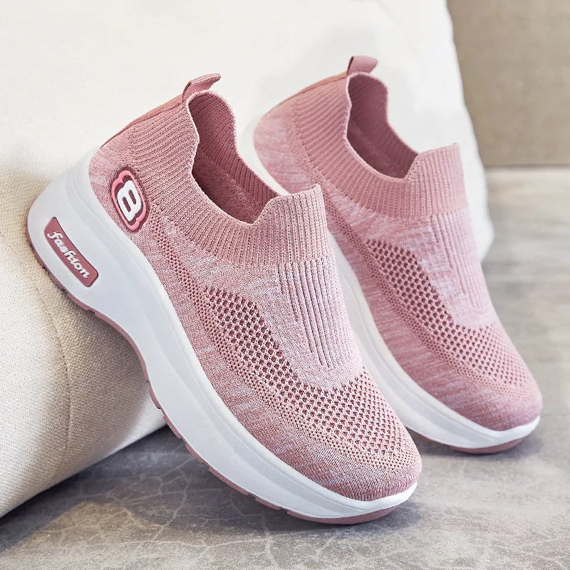 Comfort+ Slip-On Wedge Walking Shoes