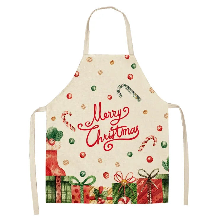 Christmas Pattern Kitchen Apron