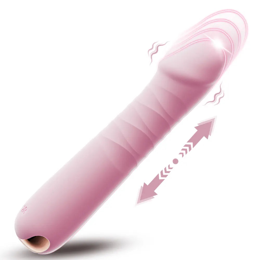 PINKY - Telescopic female vibrator - 10 Vibrations