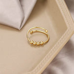 Bague d'anxiété ajustable pour femme