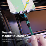 Câble USB Magnétique Triple Embouts - Micro, USB, Type-C
