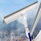 3-in-1 Telescopic Window Cleaner with Integrated Sprayer