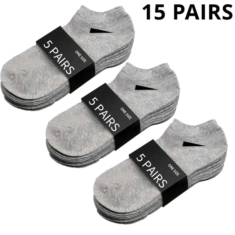 Pack 20 Pairs of Men's/Women's Socks – Absorbent & Comfortable