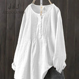 Chemisier Ample Coton & Lin