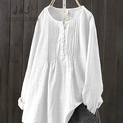 Chemisier Ample Coton & Lin