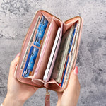 Long Portefeuille en Cuir PU
