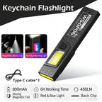 2X Mini LED Ultra-Powerful Keychain Light