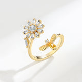 Bague d'anxiété ajustable pour femme