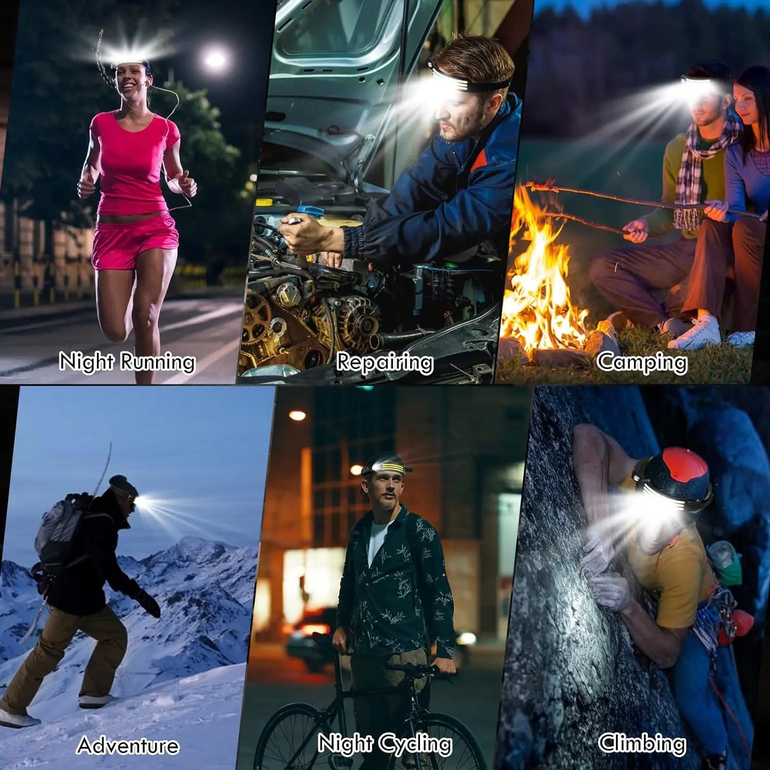 230° Wide-Beam Headlamp & Motion Sensor