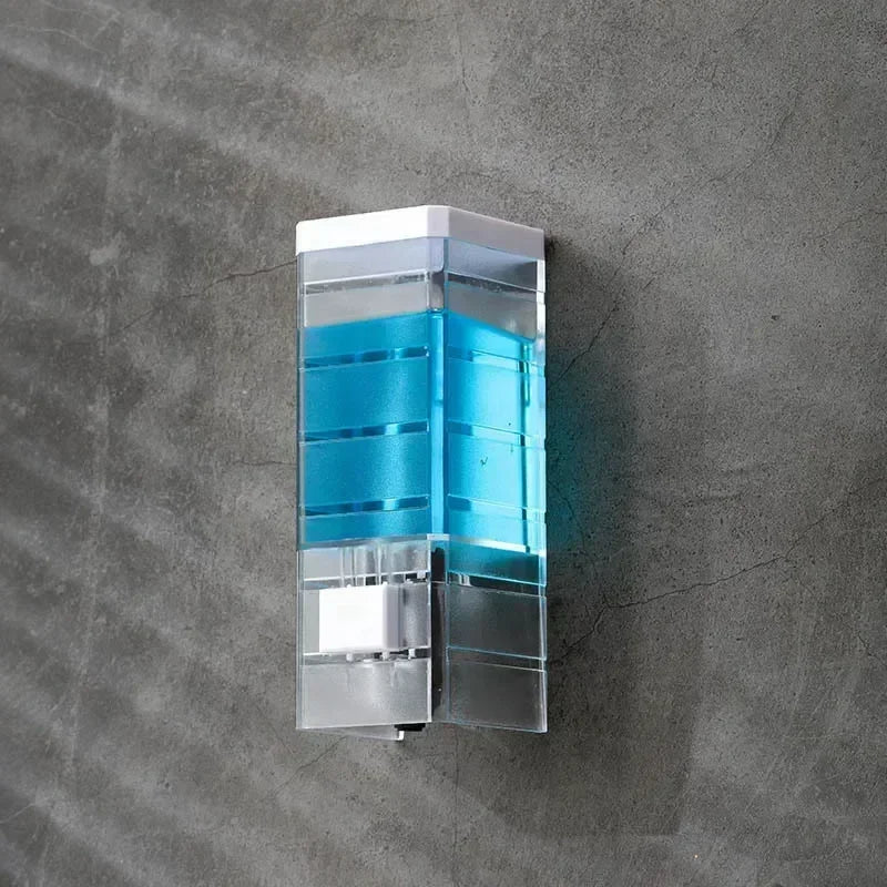 Distributeur de Savon Mural Transparent sans Perçage