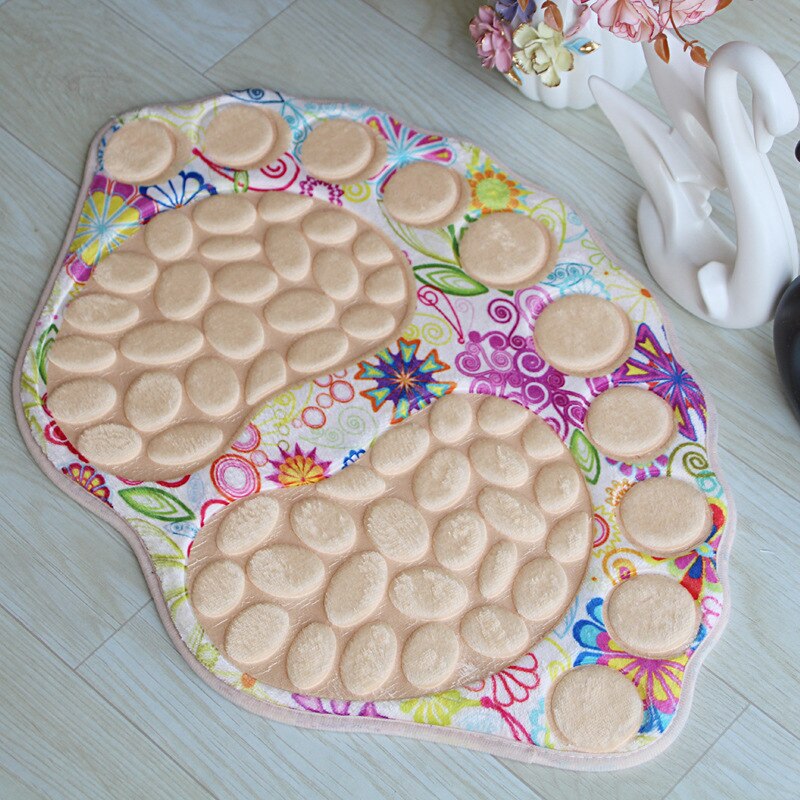 Ultra-absorbent foot-shaped bath mat