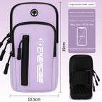 Haissky Pochette de Poignet pour Téléphone – Sac Sport Zippé pour Course, Fitness et Cyclisme, Compatible iPhone & Android