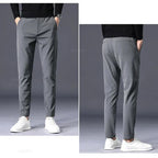 Men's Elegant Winter Trousers with Ultra-Warm Fleece Lining