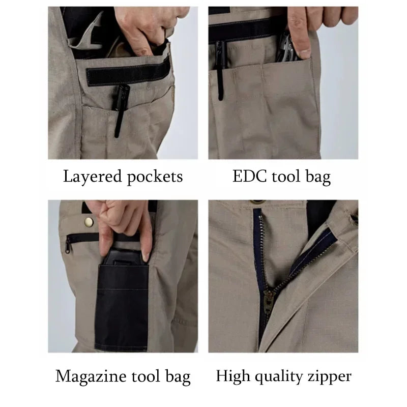 Military Multi-Pocket Cargo Trousers