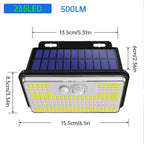 Solar Wall Light 235 Powerful LEDs - Buy One Get One Free