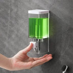 Distributeur de Savon Mural Transparent sans Perçage