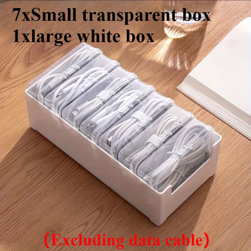 Boîte de Rangement pour Câbles de Chargement