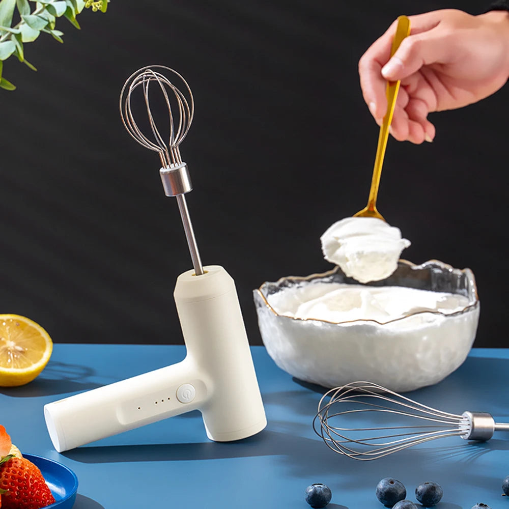 Mini Batteur Sans Fil - 3 Vitesses
