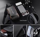 Sac à bandoulière antivol avec port de chargement USB