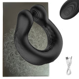 Anneau vibrant en silicone - Homme